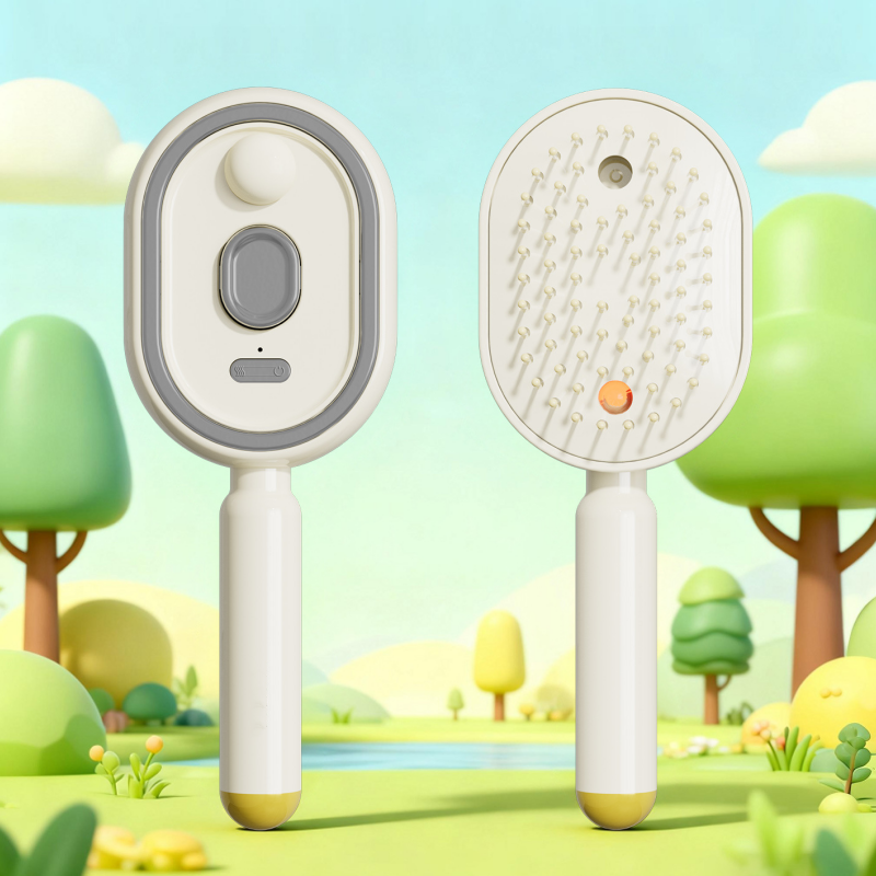 📢📢50% OFF!! ⏰✨Electric hairbrush with spray and massage🔥