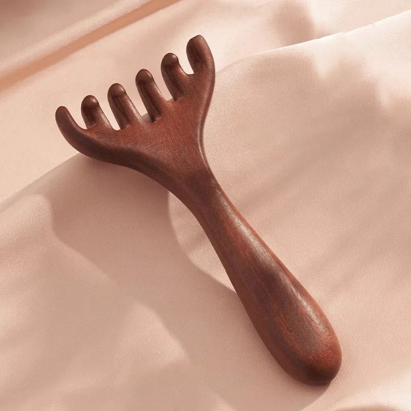 ๐ BUY 1 GET 1 FREE! โจ 6-Point Meridian Comb โ Acupressure Scalp Massager & Hair Remover, helps improve circulation and relaxation, with a natural wooden design ๐ฟ๐โโ๏ธ