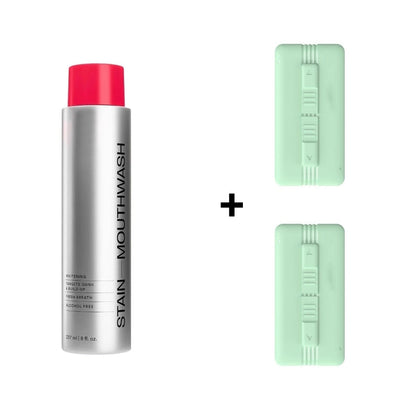 🥳2026 HOT SALE🥳💞50K+ SOLD!😁✨ 50% OFF! Stain‑Removing Whitening Mouthwash – Lifts coffee & tea stains, alcohol‑free. Instant gunk binding, long‑lasting minty fresh. Gentle enough for daily use. 🦷💙