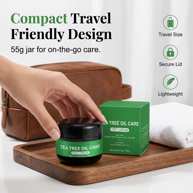 👣🔥 Buy 2 Get 1 Free! 🌿 Natural Tea Tree Oil Foot Care ✨ Refreshing, Nourishing & Gentle Daily Care for Soft, Smooth Feet 💚