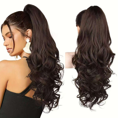 💜Temporary promotion 50% OFF💜Clip-on wavy ponytail extension