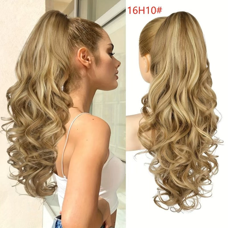 💜Temporary promotion 50% OFF💜Clip-on wavy ponytail extension