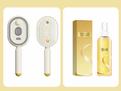 📢📢50 %  OFF !! ⏰Electric Spray & Massage Hair Brush✨🔥