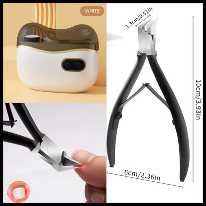 🔥Hot Sale Offers👍2-in-1 Electric Nail Clippers and Polisher for Adults and Children