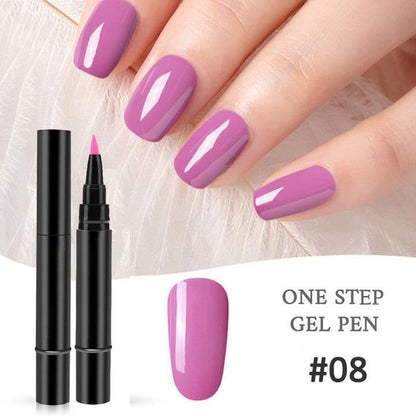 💅 Limited Time Buy 1 Get 1 Free -$19.99! ✨One Step Nail Gel Pen🎨Free handheld mini UV nail lamp💡