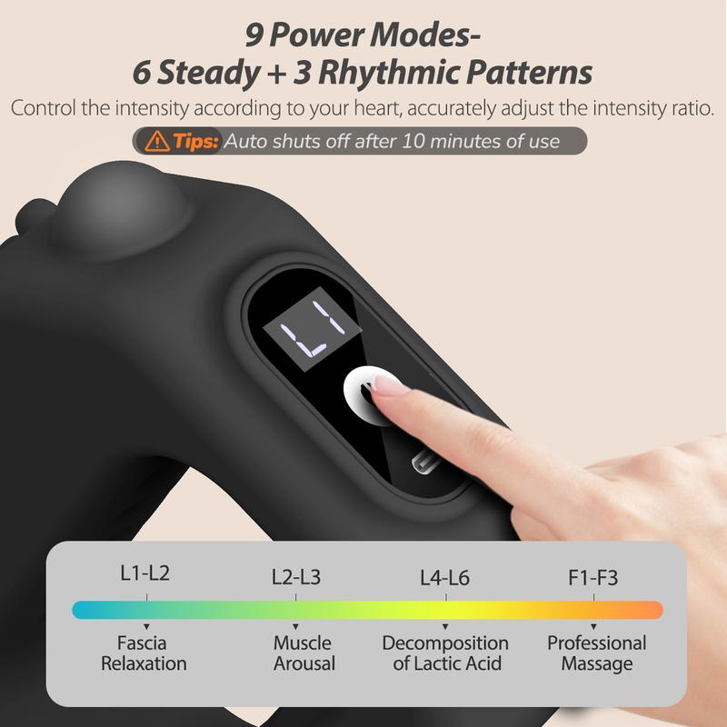 3-in-1 Vibrating Fascia Ring Massager