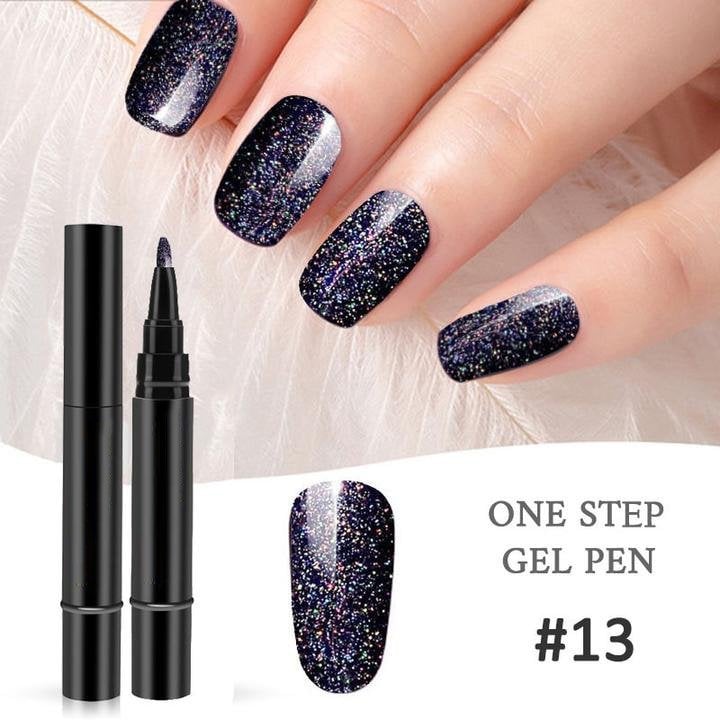 💅 Limited Time Buy 1 Get 1 Free -$19.99! ✨One Step Nail Gel Pen🎨Free handheld mini UV nail lamp💡