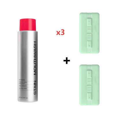 🥳2026 HOT SALE🥳💞50K+ SOLD!😁✨ 50% OFF! Stain‑Removing Whitening Mouthwash – Lifts coffee & tea stains, alcohol‑free. Instant gunk binding, long‑lasting minty fresh. Gentle enough for daily use. 🦷💙