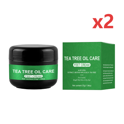 👣🔥 Buy 2 Get 1 Free! 🌿 Natural Tea Tree Oil Foot Care ✨ Refreshing, Nourishing & Gentle Daily Care for Soft, Smooth Feet 💚