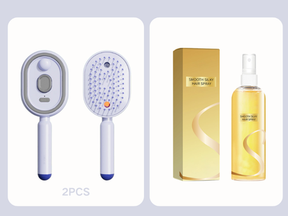 📢📢50 %  OFF !! ⏰Electric Spray & Massage Hair Brush✨🔥