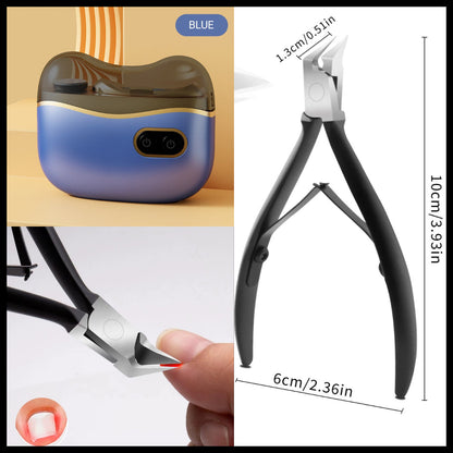 🔥Hot Sale Offers👍2-in-1 Electric Nail Clippers and Polisher for Adults and Children