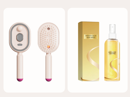 📢📢50 %  OFF !! ⏰Electric Spray & Massage Hair Brush✨🔥