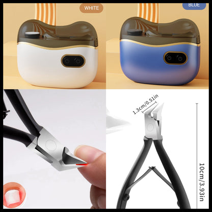 🔥Hot Sale Offers👍2-in-1 Electric Nail Clippers and Polisher for Adults and Children