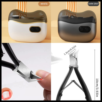 🔥Hot Sale Offers👍2-in-1 Electric Nail Clippers and Polisher for Adults and Children