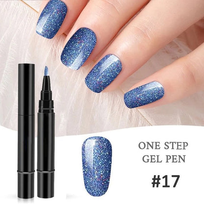 💅 Limited Time Buy 1 Get 1 Free -$19.99! ✨One Step Nail Gel Pen🎨Free handheld mini UV nail lamp💡