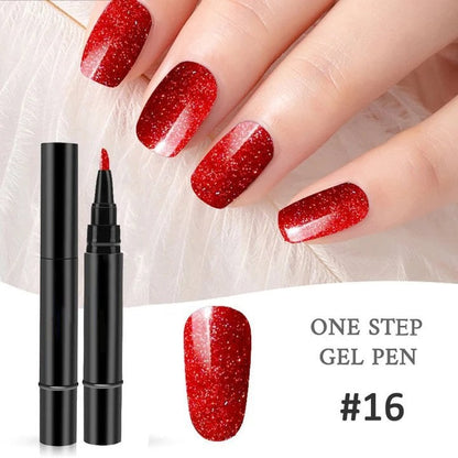💅 Limited Time Buy 1 Get 1 Free -$19.99! ✨One Step Nail Gel Pen🎨Free handheld mini UV nail lamp💡