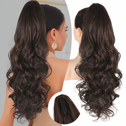 💜Temporary promotion 50% OFF💜Clip-on wavy ponytail extension
