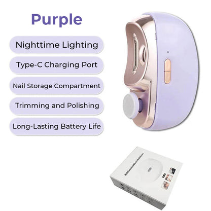 💅 50% OFF NOW! 🔧 3-in-1 Automatic Nail Clipper – Electric Trimming, Polishing & Safe for All Ages ⚡