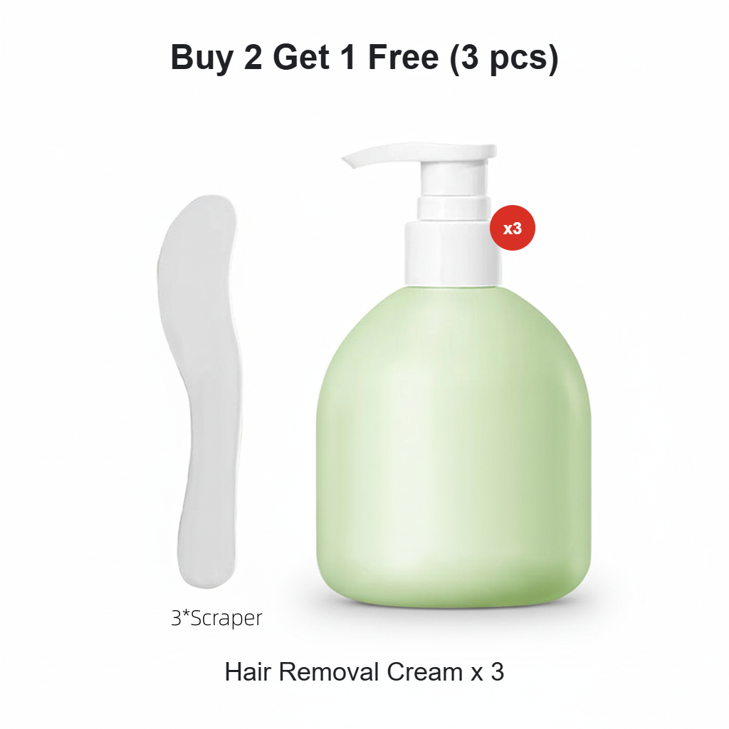 🌈Limited-time Sale⏰ Grab One for a Mate 🎁 Large-size hair removal cream Gentle and non-irritating hair removal cream set (hair removal cream + razor)🎁