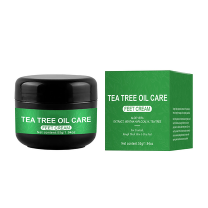 👣🔥 Buy 2 Get 1 Free! 🌿 Natural Tea Tree Oil Foot Care ✨ Refreshing, Nourishing & Gentle Daily Care for Soft, Smooth Feet 💚