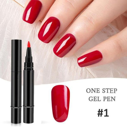 💅 Limited Time Buy 1 Get 1 Free -$19.99! ✨One Step Nail Gel Pen🎨Free handheld mini UV nail lamp💡