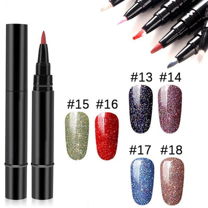 💅 Limited Time Buy 1 Get 1 Free -$19.99! ✨One Step Nail Gel Pen🎨Free handheld mini UV nail lamp💡