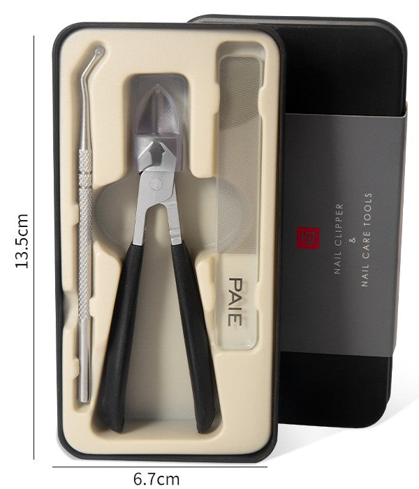 💅 50% OFF NOW! ✨ Anti-Splash 25° Slant Edge Nail Clipper 3-Piece Set – Precise Cut, Comfortable Grip & Safe Splash Guard ✂️