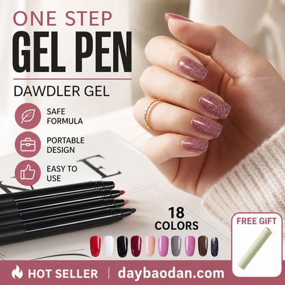 💅 Limited Time Buy 1 Get 1 Free -$19.99! ✨One Step Nail Gel Pen🎨Free handheld mini UV nail lamp💡