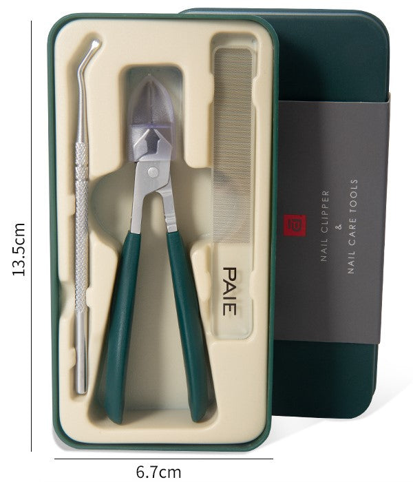 💅 50% OFF NOW! ✨ Anti-Splash 25° Slant Edge Nail Clipper 3-Piece Set – Precise Cut, Comfortable Grip & Safe Splash Guard ✂️