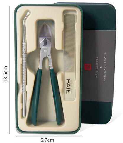 💅 50% OFF NOW! ✨ Anti-Splash 25° Slant Edge Nail Clipper 3-Piece Set – Precise Cut, Comfortable Grip & Safe Splash Guard ✂️
