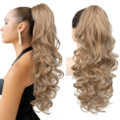 💜Temporary promotion 50% OFF💜Clip-on wavy ponytail extension