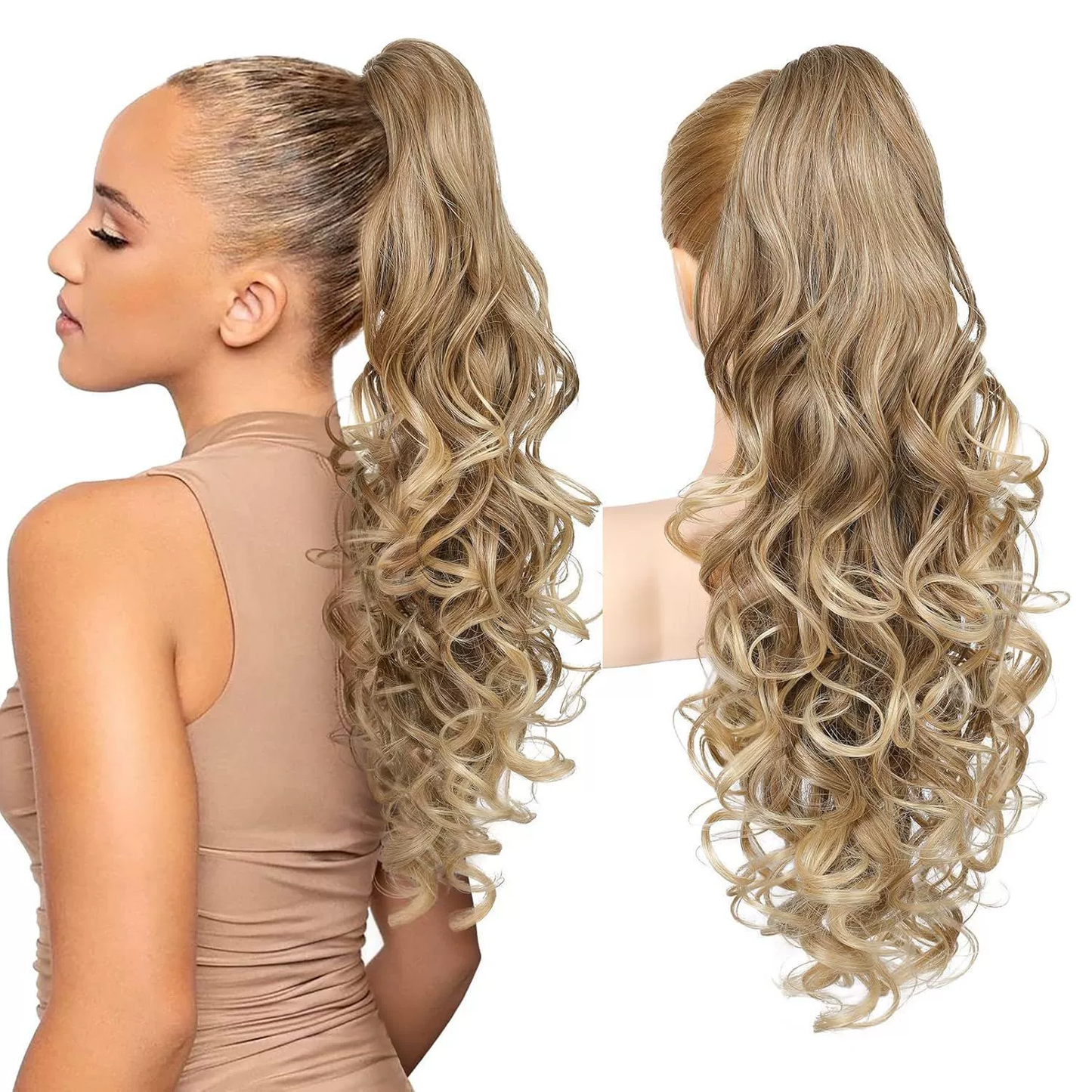 💜Temporary promotion 50% OFF💜Clip-on wavy ponytail extension