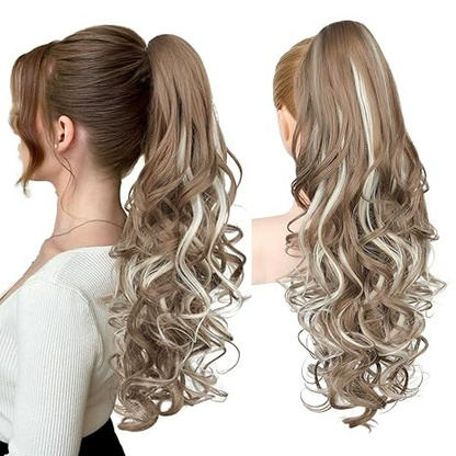💜Temporary promotion 50% OFF💜Clip-on wavy ponytail extension