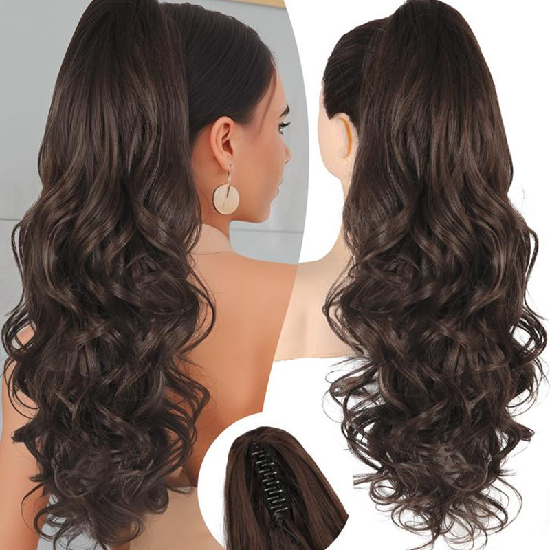 💜Temporary promotion 50% OFF💜Clip-on wavy ponytail extension