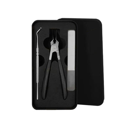 2025 Half Price 🔥 Splashproof 25° Beveled Edge Nail Clippers 3-Piece Set