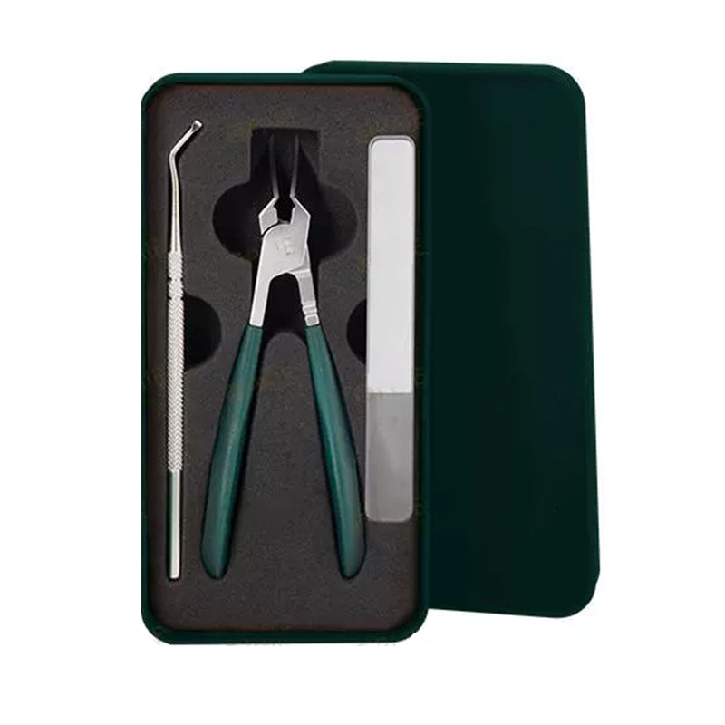 2025 Half Price 🔥 Splashproof 25° Beveled Edge Nail Clippers 3-Piece Set