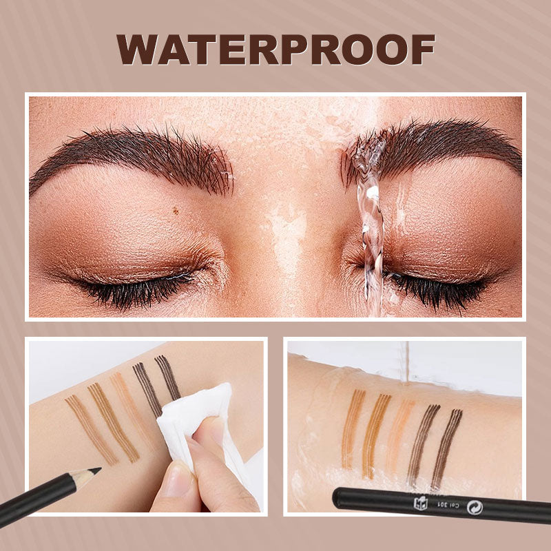 Wooden Waterproof Long Lasting Hardcore Eyebrow Pencils