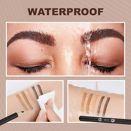 Wooden Waterproof Long Lasting Hardcore Eyebrow Pencils