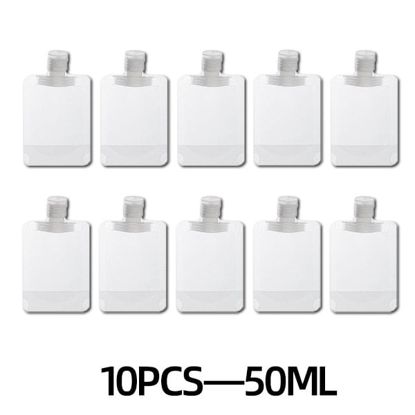 🌷Portable Travel Fluid Makeup Packing Bag(10 Pcs）