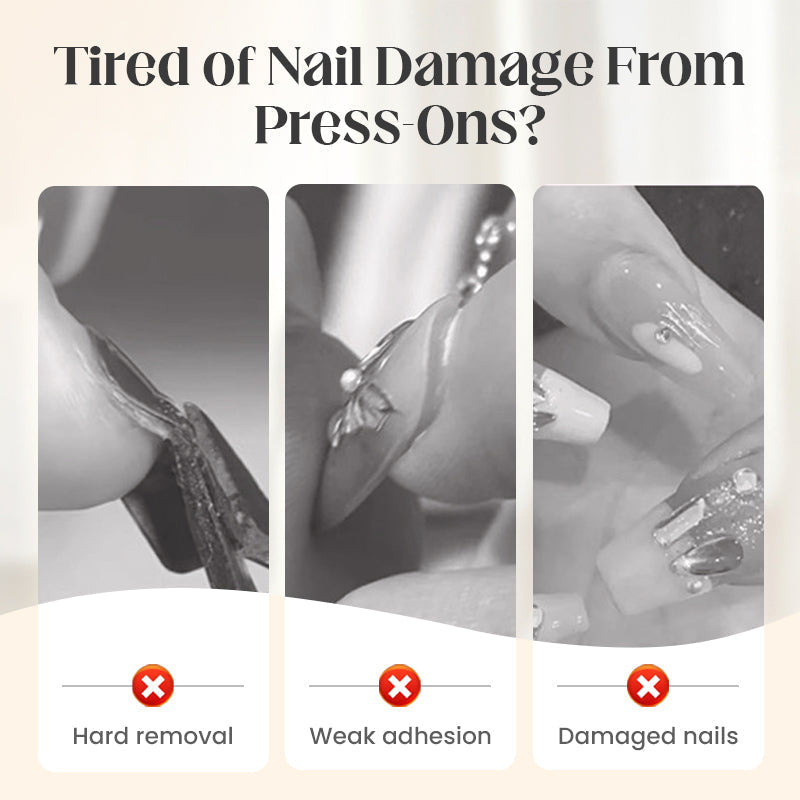 🔥Hot Sale Deals-Solid Adhesive Patch Gel for Press-On Nails