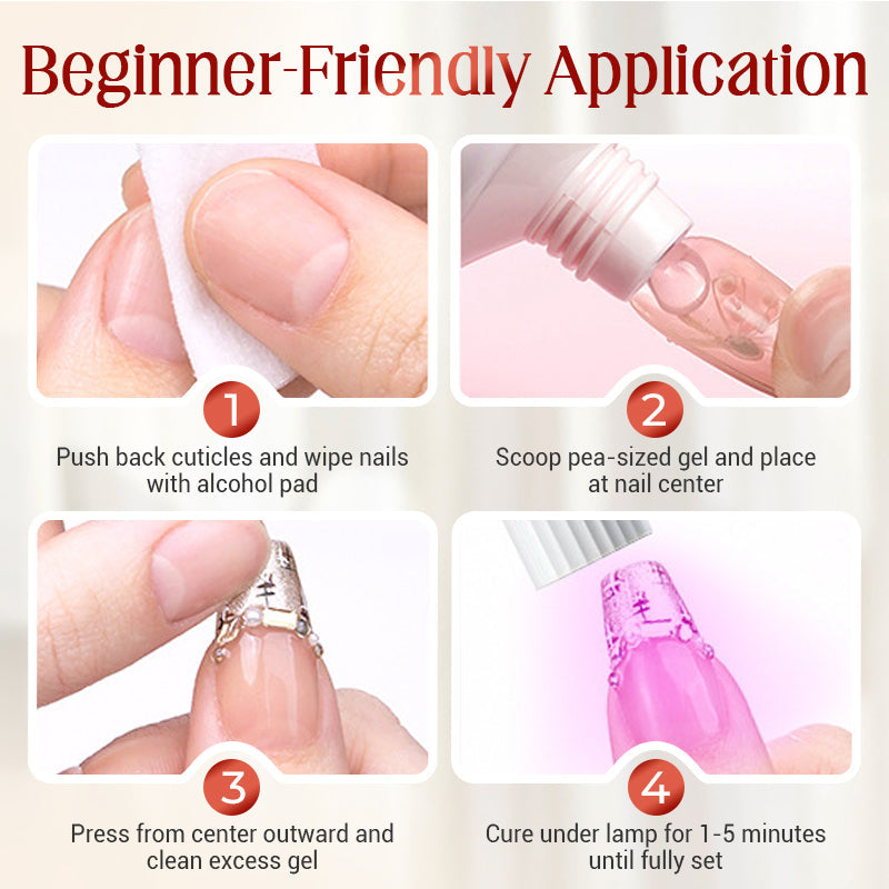🔥Hot Sale Deals-Solid Adhesive Patch Gel for Press-On Nails