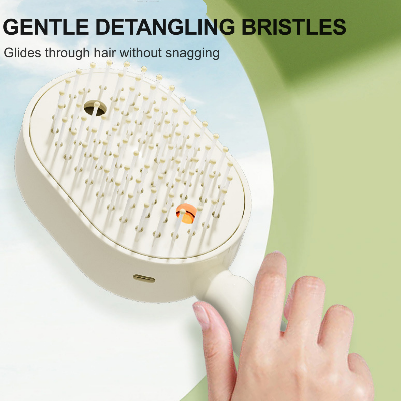 📢📢50% OFF!! ⏰✨Electric hairbrush with spray and massage🔥