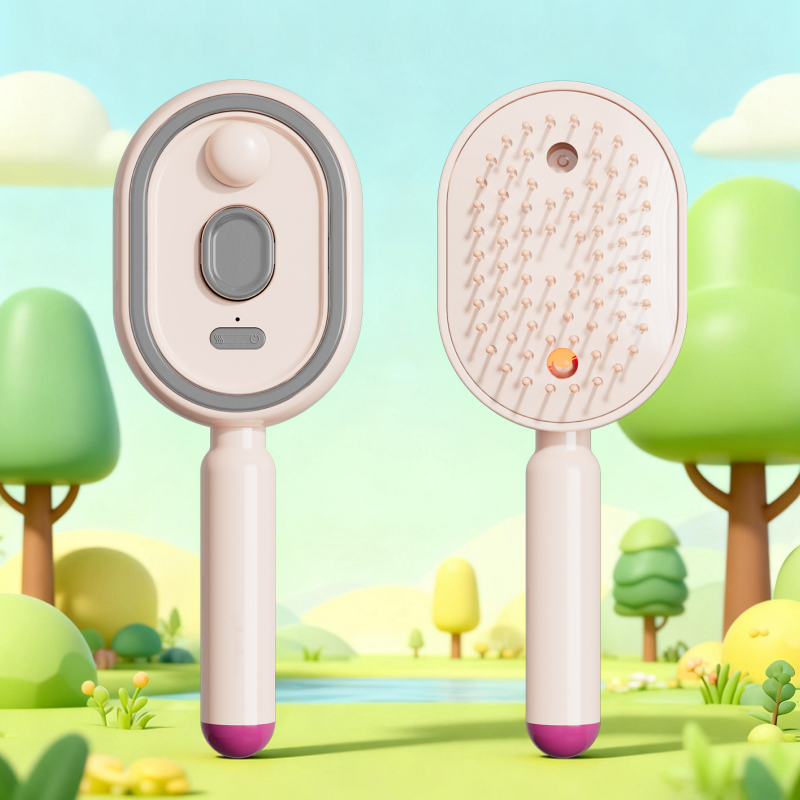 📢📢50% OFF!! ⏰✨Electric hairbrush with spray and massage🔥