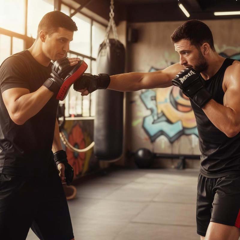 Boxing Gloves With Wrist Support And Shock Absorption