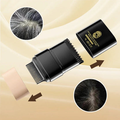 ⏰Limited Sale - Buy 2 Get 1 Free⚡🔥Instant Hair Colour Stick with Built-In Comb