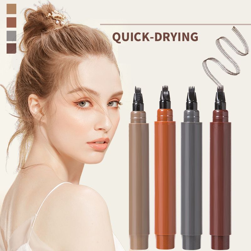 🔥Last Day-Buy 1 Get 1 Free!🎁50K+ SOLD! Almost Gone ✨✏️ Waterproof 4-Tip Beard & Eyebrow Pen – Smudge-Proof, Natural Look & Long-Lasting 🌟