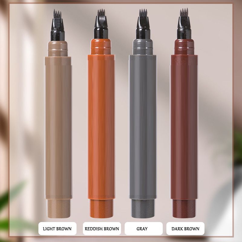 🔥Last Day-Buy 1 Get 1 Free!🎁50K+ SOLD! Almost Gone ✨✏️ Waterproof 4-Tip Beard & Eyebrow Pen – Smudge-Proof, Natural Look & Long-Lasting 🌟