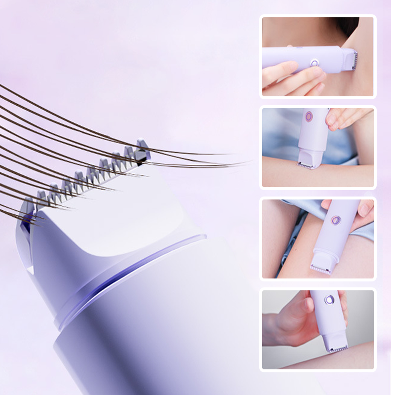 🪒 50% OFF! 💜 Electric Dual-Head Body Hair Trimmer – Waterproof, Hypoallergenic & Perfect for Sensitive Skin! 🚿✨