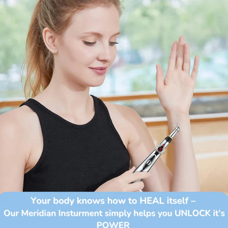 Rechargeable Electronic Meridian Pen for Muscle Pain
