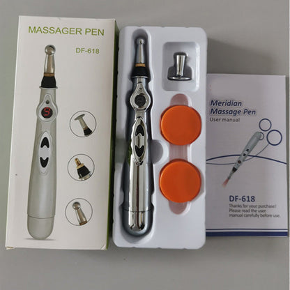 Rechargeable Electronic Meridian Pen for Muscle Pain